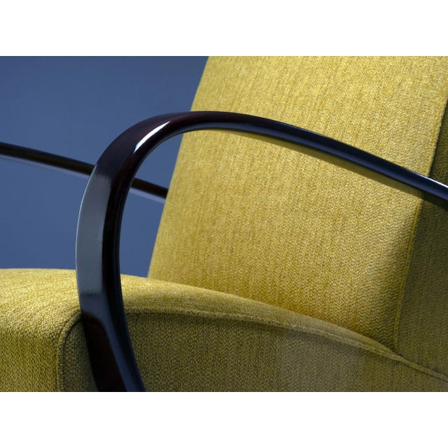 This pair of armchairs model h-227 was designed by jindřich halabala in the early 1930s and produced by up závody...