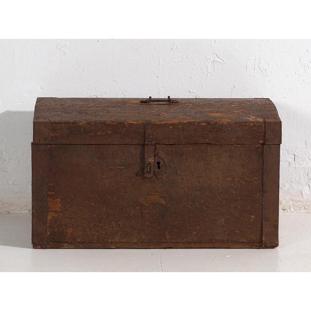 Vintage Chest with Metal Structure, 1920 For Sale - Image 9 of 14