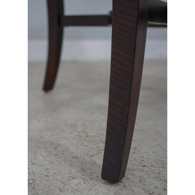 Pair Sherrill Modern Design Cherry Lamp Tables For Sale - Image 10 of 13