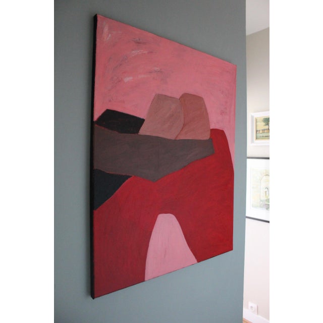 Early 21st Century Bodasca, In Your Arms Red Version, 2026, Acrylic on Canvas For Sale - Image 5 of 11