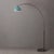 Mid-Century Modern 1960s Nova of California Mid Century Modern Morelli Half Dome Floor Lamp - Modern Arc Lamp, Smart Home Compatible, Dimmable, Pool Bool Shade For Sale - Image 3 of 7