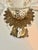Pair of Vintage Brass Accent Lamps With Chandelier Crystal Prisms & Etched Glass Shades For Sale - Image 11 of 12