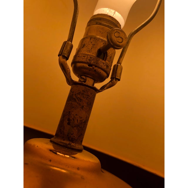 Metal Copper Table Lamp For Sale - Image 7 of 13