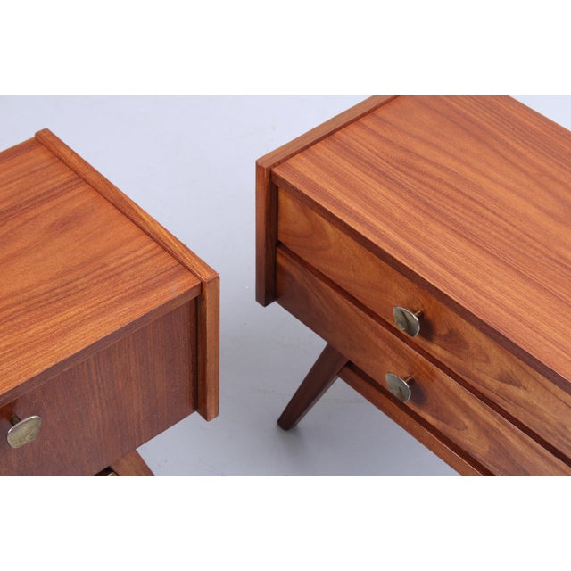 Vintage Danish Nightstands in Teak from Fristho, 1950s, Set of 2 For Sale - Image 14 of 18