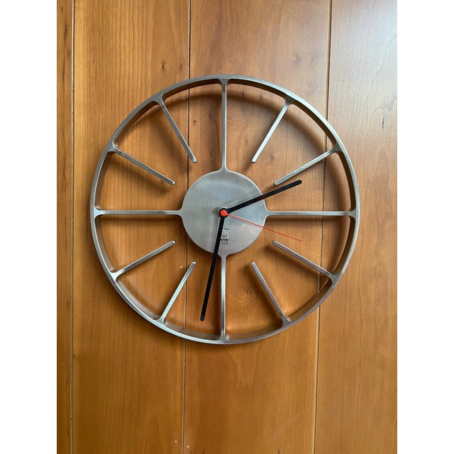 2000 - 2009 Umbra Compass Wall Clock For Sale - Image 5 of 6