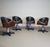 Black Italian Barber Chairs, 1980s, Set of 4 For Sale - Image 8 of 14