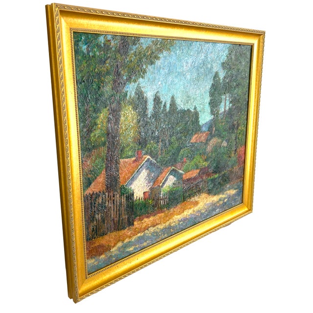 "Late Sun" - Carmel by the Sea California Original Oil French Impressionism by Harry Lachman For Sale - Image 10 of 10