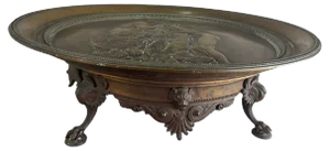 Antique Decorative Bronze Bowl