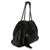 Contemporary Black Patent Shearling Medium Soho Hobo For Sale - Image 3 of 9