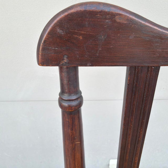 Antique Delaware Valley Banister-Back Side Chair, Circa 1760s For Sale - Image 4 of 14