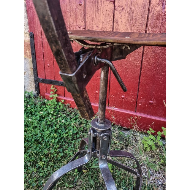 Gray Vintage Chairs from Bienaise, 1950s, Set of 2 For Sale - Image 8 of 13