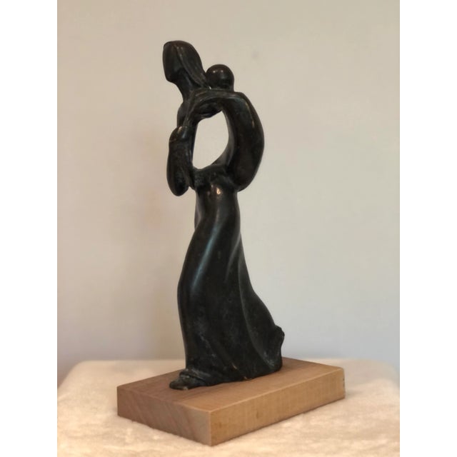 Early 20th Century Sculpture of Woman and Child For Sale In Jacksonville, FL - Image 6 of 12
