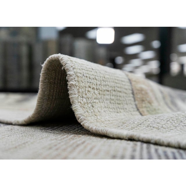 Textile Turkish Oushak Rug 13'1" x 15'2" #20303 For Sale - Image 7 of 8