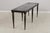 Neoclassical Ebony & Smoked Mirror Top Console Table For Sale - Image 4 of 14