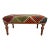 Kilim Rug Upholstered Ottoman Bench For Sale