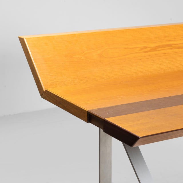 Saporiti Italia Holli Desk in Wood by Giovanni Offredi for Saporiti Italia, Italy, 1970 For Sale - Image 4 of 15