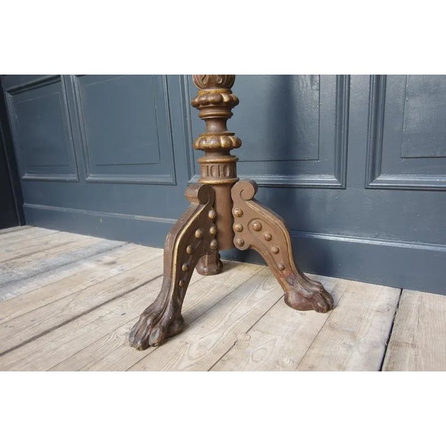 Large Standing Candleholder, 1890s For Sale - Image 6 of 10