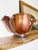 Copper Antique Copper Poultry Trophy With Deer Antler Handles For Sale - Image 8 of 10