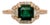 1.28cts Emerald Diamond Engagement Ring in 14k Gold | Emerald Cut 6.5mm, Size 6.75 For Sale