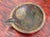 Vintage Japanese Style Carved Wood Lacquer Spouted Bowl With Wave and Moon For Sale - Image 6 of 6