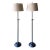 Pottery Barn Chelsea Metal Adjustable Floor Lamps - A Pair For Sale