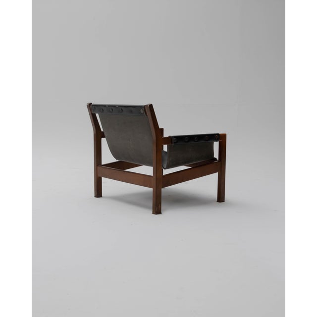 Brutalist Castilian Sofa and Lounge Chairs attributed to Paco Muñoz for Darro, 1960s, Set of 3 For Sale - Image 14 of 17