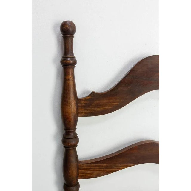 French Fir Headboard for Queen Size Bed, 1940s For Sale - Image 6 of 12