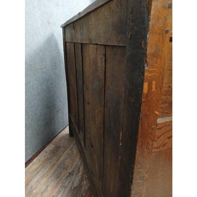 Louis XV Curved Sideboard in Oak and Poplar, 1750s For Sale - Image 9 of 10