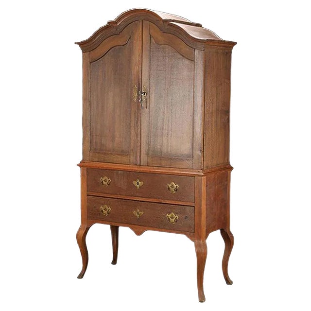 Swedish Two-Part Cupboard, 1700s For Sale