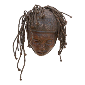 Old Wooden Braided Beauty Mask