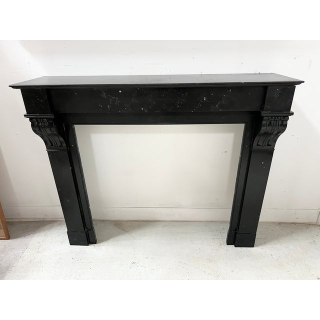 Napoleon III Fireplace with Black Marble Corbel, 19th Century For Sale - Image 13 of 14