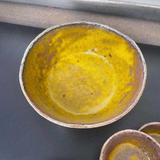 Mid-Century Pottery Bowls, 1950s, Set of 8 For Sale - Image 4 of 8