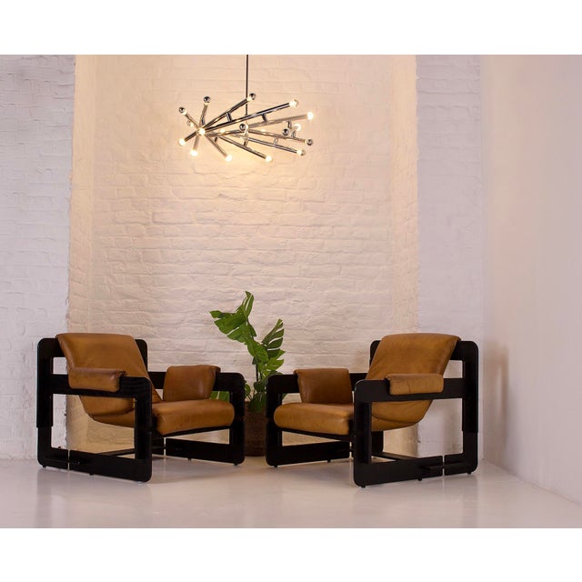 Rover Lounge Chairs in Leather by Arne Jacobsen for Asko, 1960s, Set of 2 For Sale - Image 11 of 16