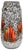 Zig Zag Lora Fat Lava Vase from Scheurich, Germany, 1970s For Sale