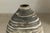 Cream Large Artisan Ceramic Vase with Cream and Brown Striped Glaze For Sale - Image 8 of 12