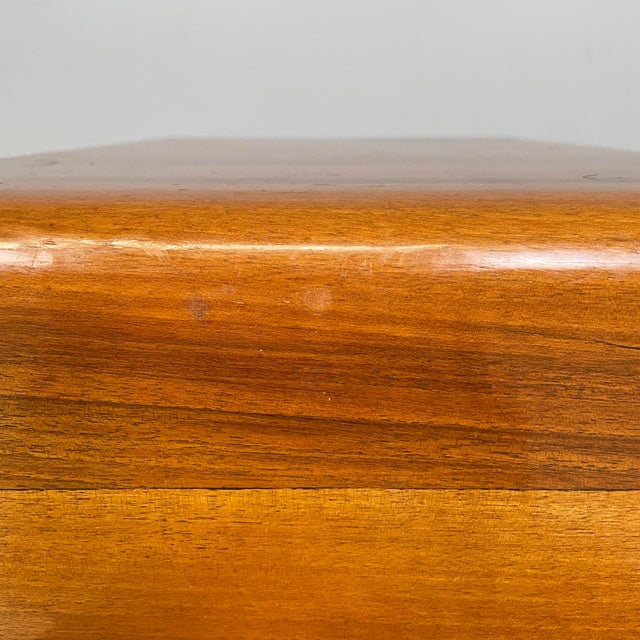Italian Art Deco Bedside Table in Wood and Black Wood, 1930s, Set of 2 For Sale - Image 13 of 17