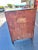 Wood Antique Pie Safe or Book Cabinet Glass Doors & Wheels For Sale - Image 7 of 11