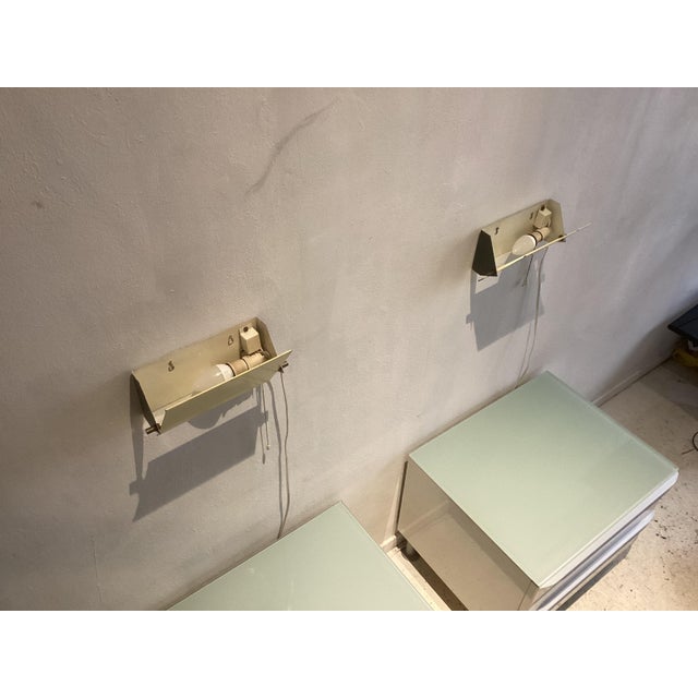 Metal Sconces attributed to J. J. M. Hoogervorst for Anvia, 1950s, Set of 2 For Sale - Image 12 of 13