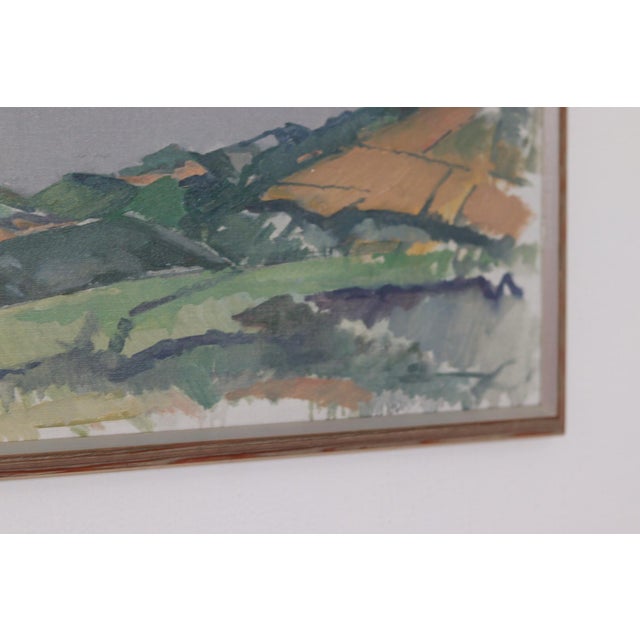 Gustav-Adolf Johansson, Valley, 1972, Oil on Canvas, Framed For Sale - Image 9 of 16