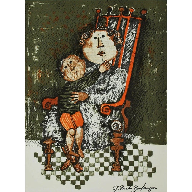 Title: Untitled 3 Artist: Graciela Rodo Boulanger Country: Bolivia Medium: Original Lithograph Marks: Signed in plate not...