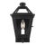 Chapman & Myers by Visual Comfort Studio Hyannis Extra Small Wall Lantern, Textured Black For Sale
