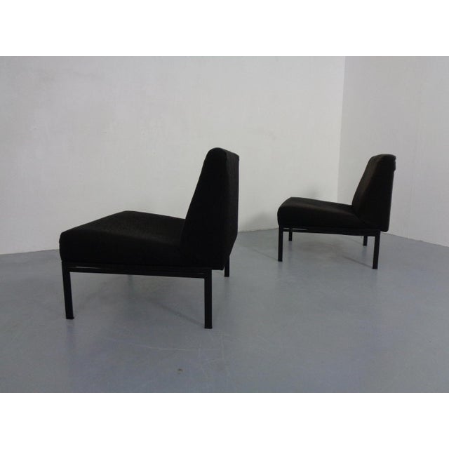 Black Club Chair by Rolf Grunow for Walter Knoll, 1967 For Sale - Image 8 of 18