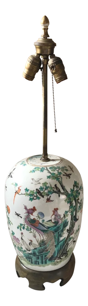 Vintage Chinese Porcelain Lamp