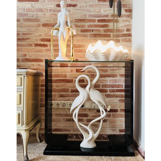 1970s Vintage Sculptural Console Table from Maison Jansen, 1970s For Sale - Image 5 of 10