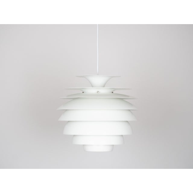 Vintage Pendant Lamps by Bent Karlby for Lyfa, Denmark, 1970s, Set of 2 For Sale - Image 3 of 12