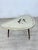 Mid-Century Kidney-Shaped Coffee Table with Graphic Decor For Sale - Image 3 of 8