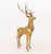 Pair of Stag and Doe Large Brass Sculptures For Sale - Image 11 of 11