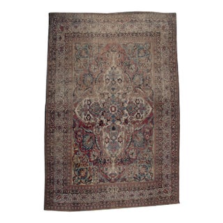 1900s Antique Persian Rug For Sale