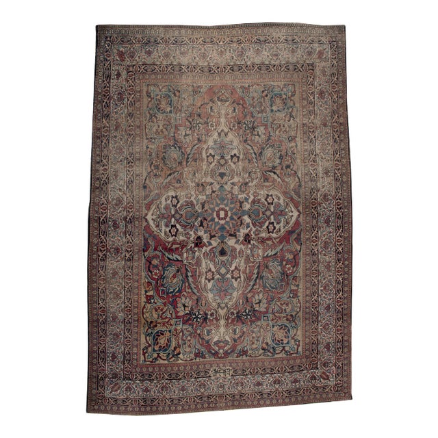 1900s Antique Persian Rug For Sale