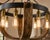 Apulia Rustic Wood & Iron Chandelier, 30" Round, 8-Light Industrial Farmhouse, New in Box For Sale In Buffalo - Image 6 of 6